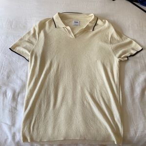 Zara men’s knit polo